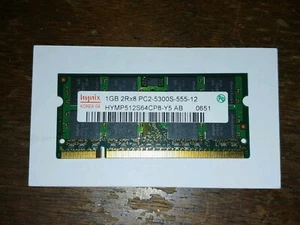 Genuine OEM 1gb PC2-5300s DDR2 Memory RAM- Laptop - Picture 1 of 2