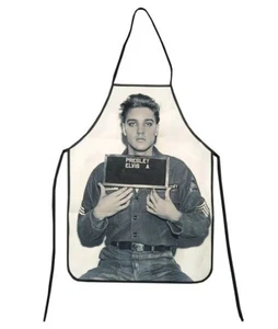 Delantal del ejército Elvis Presley divertido ropa de cocina ropa de cama se adapta a la mayoría de los tamaños nuevo en paquete - Imagen 1 de 2