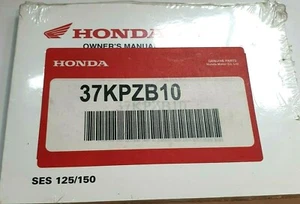 HONDA MOTORCYCLE OWNERS MANUAL SES125/150 DYLAN 2002 - Picture 1 of 2