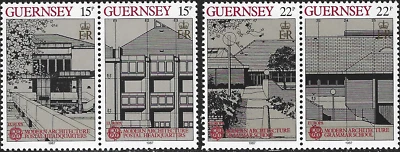 1987 Guernsey Sg 394/397 Europa. Modern Architecture MNH - Image 1 of 2