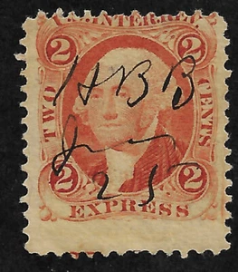 US Revenue R10c (1862) 2c Express - Used - VG - Picture 1 of 2
