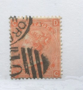 1865 4d Plate 13 lettered DC used - Bild 1 von 1
