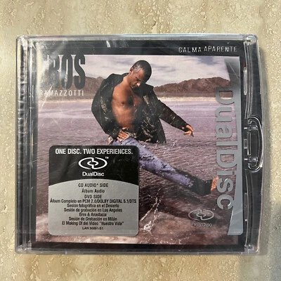CD/DVD Eros Ramazzotti Calma Apartente Dual Disc 2005 Sony BMG (NEW SEALED) Foto 1 de 2