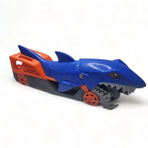 HOT WHEELS Shark Chomp Transporter Carry Case Play Set Mattel 2020 - Picture 1 of 10