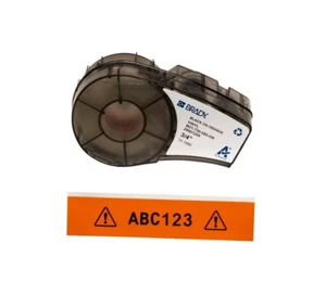 Brady M21-750-595-OR Label Cartridge, Black on Orange, 1/pc, 142804, FREE SHIP - Picture 1 of 1