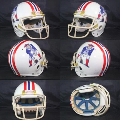 1983-86 Juego Usado New England Patriots BICICLETA AiR Power Modelo Casco de Fútbol #21 Foto 1 de 4