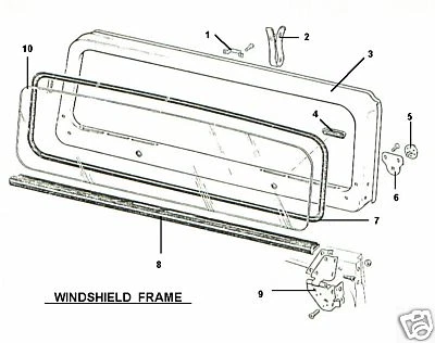 FRONT WINDSHIELD GLASS 1997-2006 1997-06 FITS JEEP WRANGLER TJ - SLIGHT TINT NEW - Изображение 1 из 1