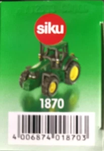 SIKU 1870 Trattore agricolo JOHN DEERE 6920 S - scala H0 - Foto 1 di 5