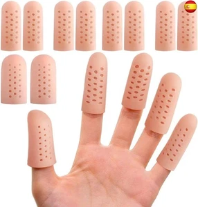  Protector de dedos de gel transpirable, juego de 10 protectores de los dedos,  - Imagen 1 de 5