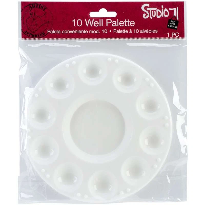 Plastic Palette 7" Round - 10 Cavity - image 1 of 1