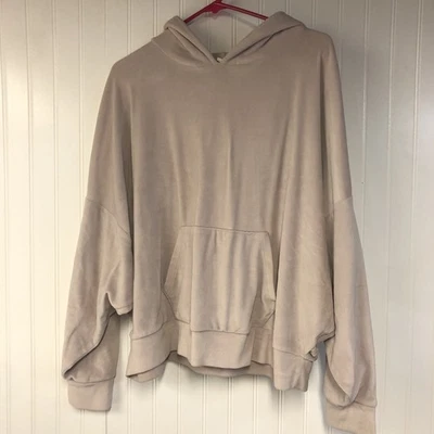 Sudadera con Capucha American Eagle AEO Púrpura Pálido Rosa Terciopelo Talla XL Suave Suave Suave Foto 1 de 4