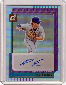 Panini Donruss AJ EWING 2025 automático lámina de plata serie Signature - Imagen 1 de 1