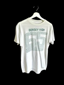 Dorsey High 1965 Vintage Tshirt Gr. Large weiß distressed Los Angeles - Bild 1 von 8