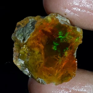35,00 kt natürlicher Oli Äthiopischer Opal grober Multi Feueropal Roh Edelstein Qualität - Bild 1 von 10
