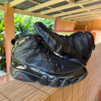 Nike Air Jordan 9 Retro Bred Patent Mens Size 9 Basketball Sneakers 302370-014 - Image 1 of 4