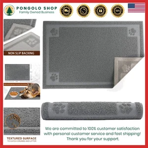 Tappetino per Alimenti per Animali Domestici Extra Large, 35" x 24", Tappetino Assorbente per Cani per Cibo e Acqua, Do... - Foto 1 di 9