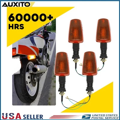OE Type 4X Rear + Front Turn Signal Indicator for 88-17 Yamaha Trailway TW200 - Imagem 1 de 4