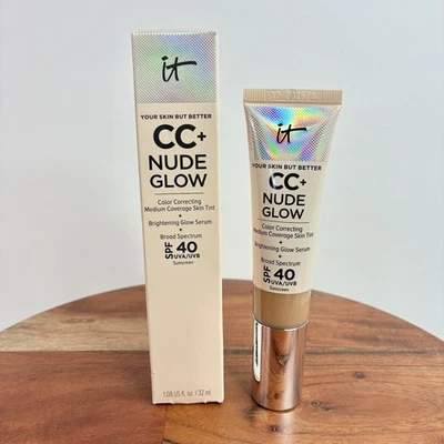 It Cosmetics CC+ Nude Glow Cream Foundation TAN RICH 1.08 oz NEW SPF 40 - Image 1 of 4