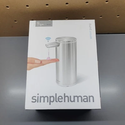 Simplehuman 9 oz. Bomba de jabón con sensor táctil, acero inoxidable Foto 1 de 3