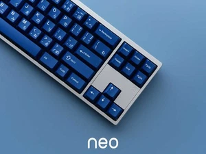 QwertyKeys Neo70 Silver Custom Mechanical Keyboard - Picture 1 of 6