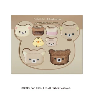 millefee Rilakkuma collaboration makeup puff complete box with smartphone grip - Picture 1 of 8