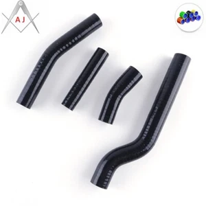 Manguera de refrigerante de radiador de silicona negra para Yamaha WR450 YZF450 YZ450F 2003-2009 - Imagen 1 de 7
