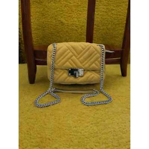 NWT - Michael Kors Peyton MD Shoulder Flap Bag -  Dusty Daisy - Leather - Picture 1 of 7