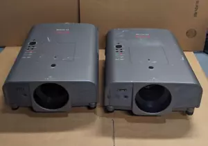 Lot 2 EIKI LC-XG300 Projector 4500 Lumens Home Theater Presentation Parts Repair - Picture 1 of 14