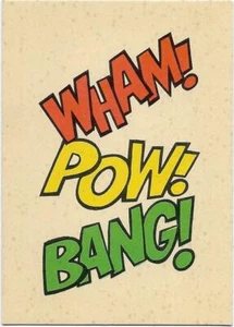 1966 Batman Weeties & Rice Krinkles Wham Pow Bang - Picture 1 of 2