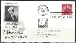 Mint US Year of 1958 First Day Cover Scott#1121. - Picture 1 of 1