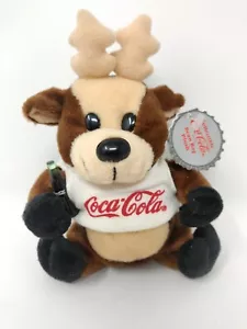 COCA COLA HOLIDAY PLÜSCH BEAN TASCHE SAMMLERSTÜCK ""RENTIER IM SHIRT"" 1997 - Bild 1 von 4