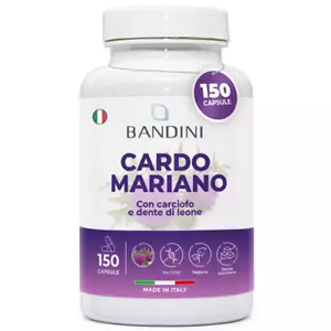 Bandini® Cardo Mariano Fegato Complex - 150 capsule - Integratore naturale vegan - Foto 1 di 6