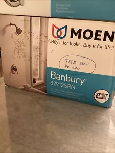 Moen Banbury Duscharmatur Nickel gebürstet 82912SRN NUR OHNE VENTILVERKLEIDUNG - Bild 1 von 1