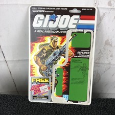 1987 Repeater Gi Joe Uncut File Card