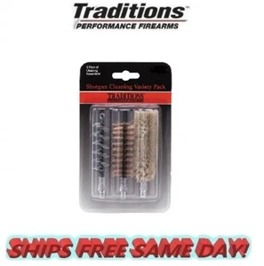 Traditions 16 Gauge Bronze Bristle Bore Brush / Cotton Mop Variety 3pk # A1674 - Picture 1 of 2