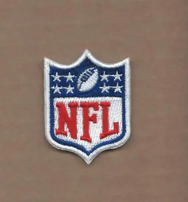 New 1 1/2 X 2 Inch Nfl Logo Shield Collar/hat Iron On Patch Free Shipping • 6.99$