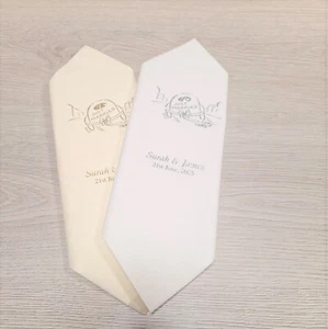 Hochzeit Handtücher 50. Hochzeit Servietten 50er Pack personalisierte Hochzeitsautos - Bild 1 von 3