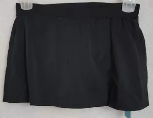 Caribbean Joe Womens Swim Skirt Size 10 Black NEW - Picture 1 of 24