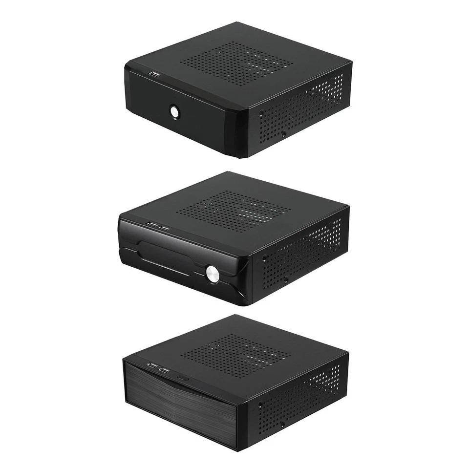 Computer Case Mini ITX Case RACKMOUNT Server Chassis Metal Gaming Power Supply - Image 1 of 1