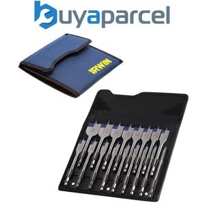Irwin Blue Groove 17 pz set punte trapano vanga piatta portafoglio di archiviazione IRWIW4041002 - Foto 1 di 9