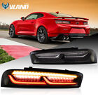 VLAND LED Tail Lights For 2016-2018 Chevy Camaro Rear Lamps w/Yellow Sequential