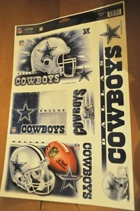 DALLAS COWBOYS DECAL DECALS ULTRA REMOVABLE WINCRAFT SPORT NFL FOOTBALL NEW  - Picture 1 of 4