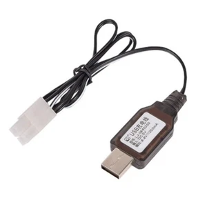 L6.2 2P USB Charger Cable For NiMH NiCD Batteries In Remote Toy 8.4V 250mA - Zdjęcie 1 z 11