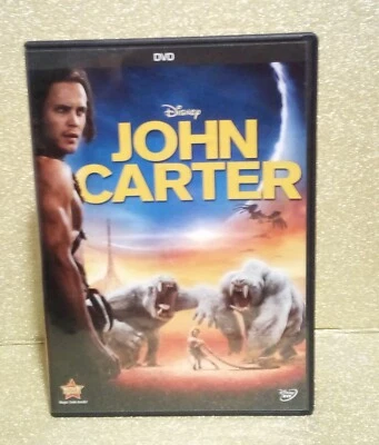 (1-985) DISNEY "JOHN CARTER" DVD / PRE-WATCHED / WIDESCREEN / PG13 / 2012 - Image 1 of 4