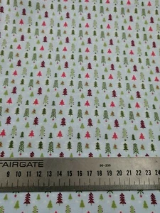 Fat Quarter Of Fabric Freedom Festive Friends Christmas Trees Fabric, Cotton... - Picture 1 of 1