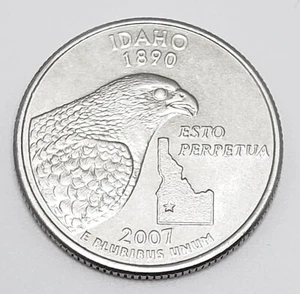 2007 D Idaho State Quarter AVE CIRCULATED **FREE SHIPPING** - Picture 1 of 2