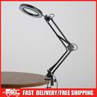 10X Illuminated Magnifier Light with Light Stand for Reading Soldering (Black)
