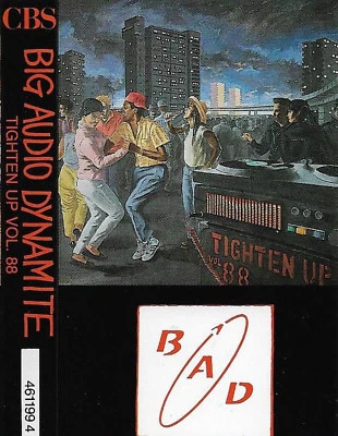 Big Audio Dynamite ‎Tighten Up Vol. 88 CASSETTE ALBUM Electronic Dub, Pop Rock - Image 1 of 4
