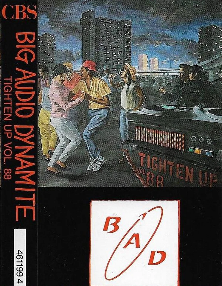 Big Audio Dynamite ‎Tighten Up Vol. 88 CASSETTE ALBUM Electronic Dub, Pop Rock - Image 1 of 4