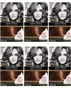 6 X John Frieda Precision Foam Colour 6.5PBN Lightest Cool Almond Brown - Picture 1 of 2